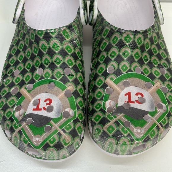Unisex “Lightweight and Comfy” Style Baseball 13th Ending Theme Clog Shoes - Picture 2 of 7